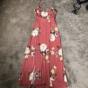 Never worn Floral Maxi Dress